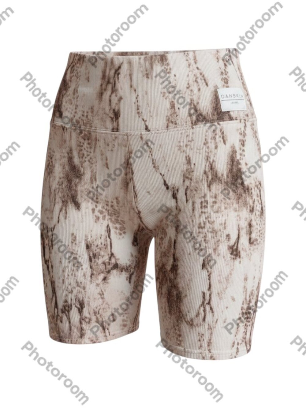 Danskin Women's M Lounge Shorts Tie-Dye Beige